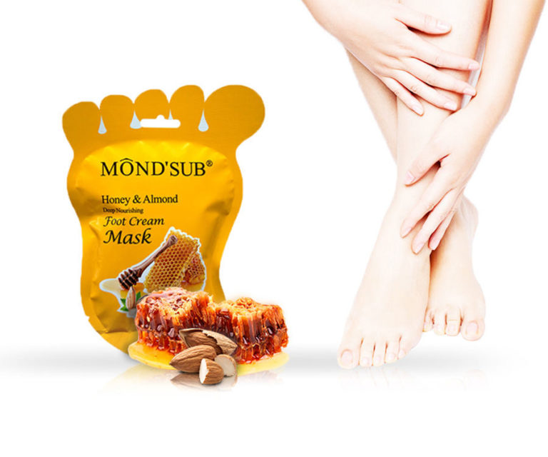 Honey and Almond Deep Nourishing Foot Cream Mask 1