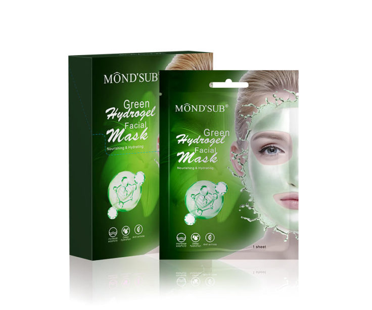 Green Hydrogel Facial Mask