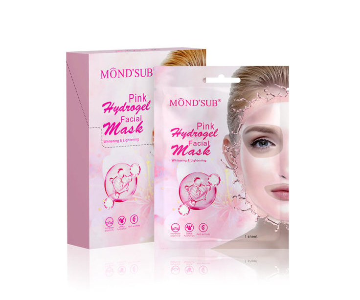 Pink Hydrogel Facial Mask